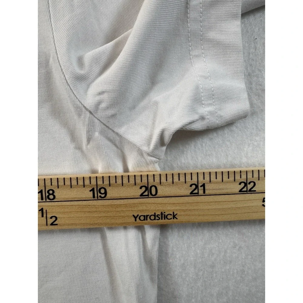 Banana Republic Authentic T Mens Medium White Pima Cotton Minimalist Casual EUC